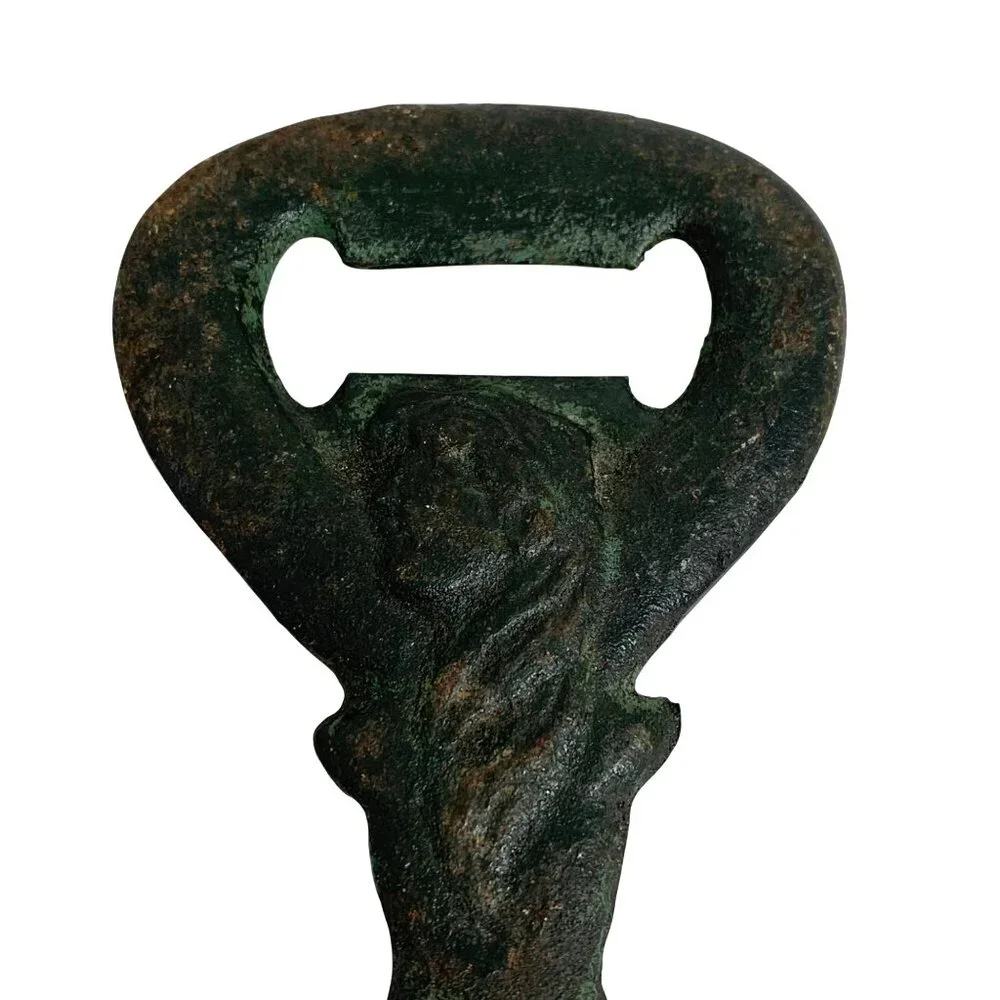 VTG Nude Lady Cast Iron 8